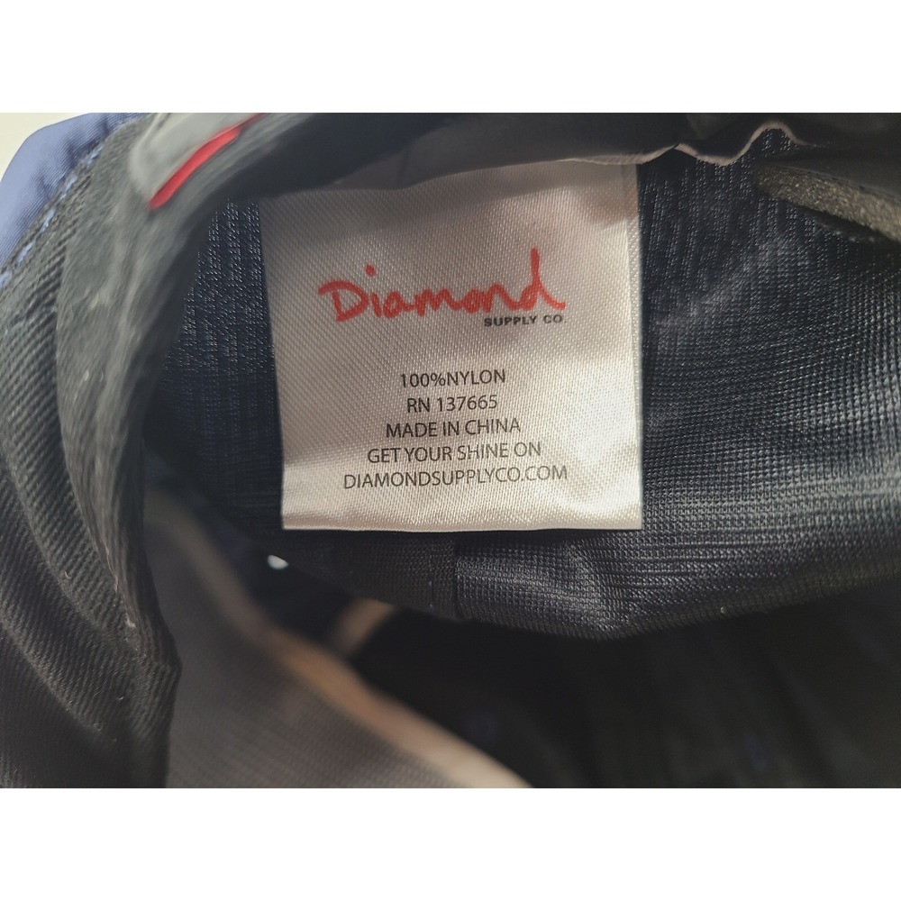 Diamond Supply Co Company Nylon Snap Adjustable Hat Cap Skate Men Women Blue Red - Picture 12 of 12